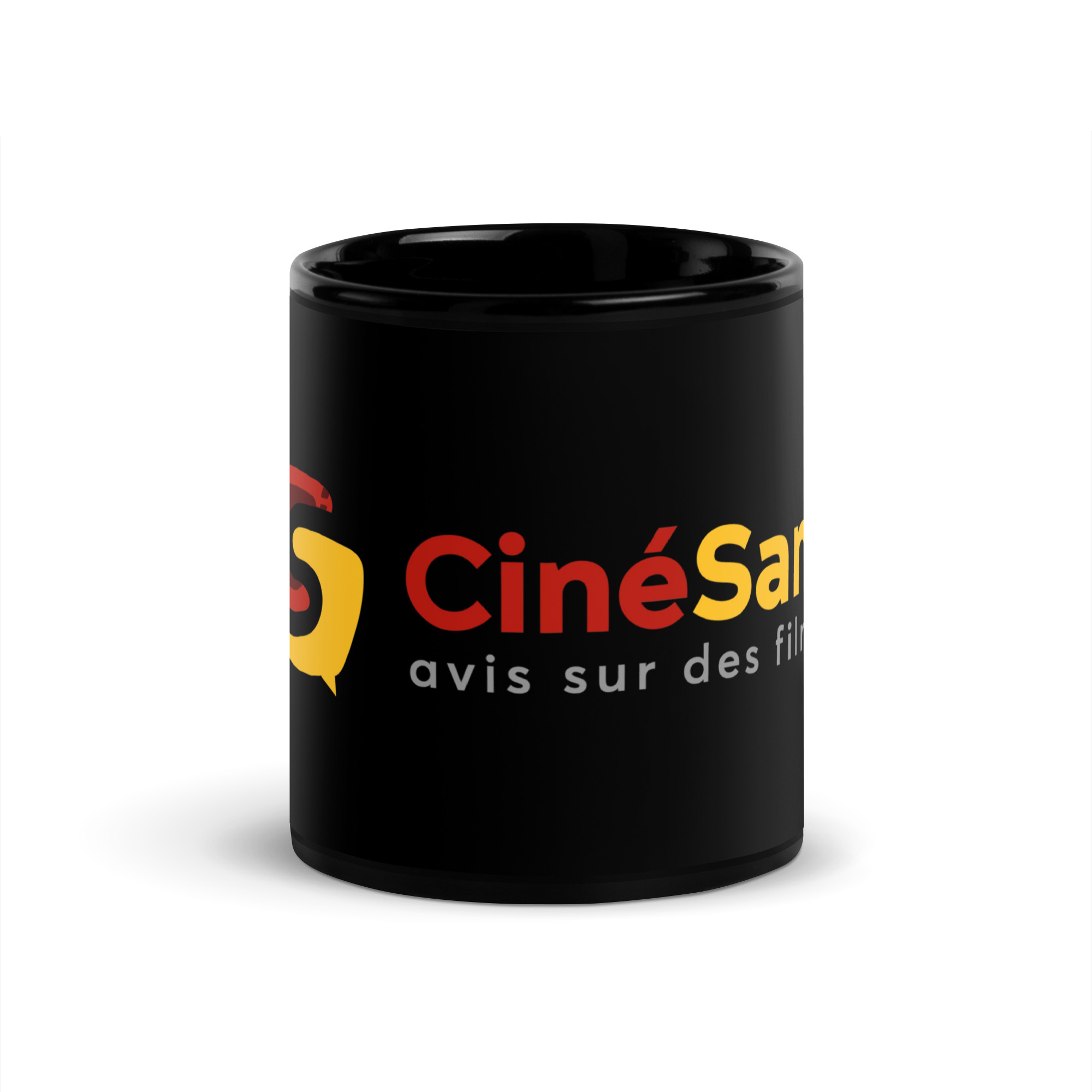 Mug brillant noir CinéSam – Image 2
