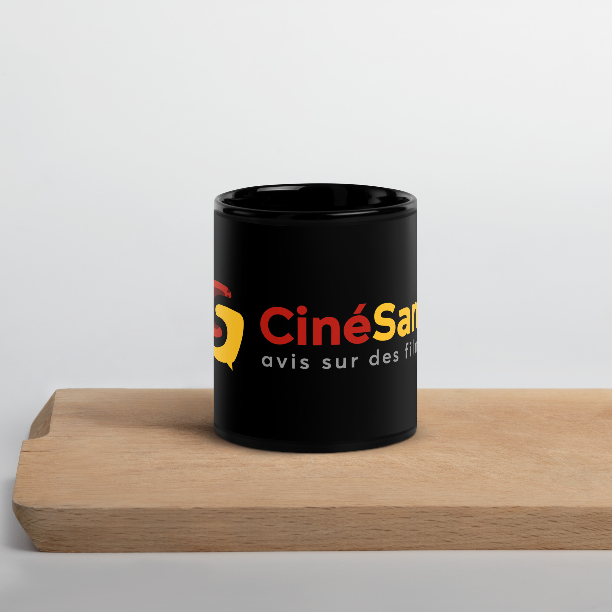 Mug brillant noir CinéSam – Image 8