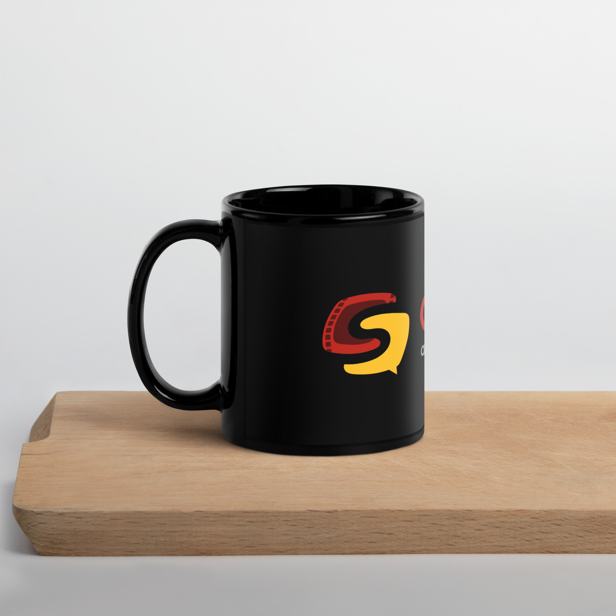 Mug brillant noir CinéSam – Image 9