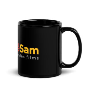Mug brillant noir CinéSam