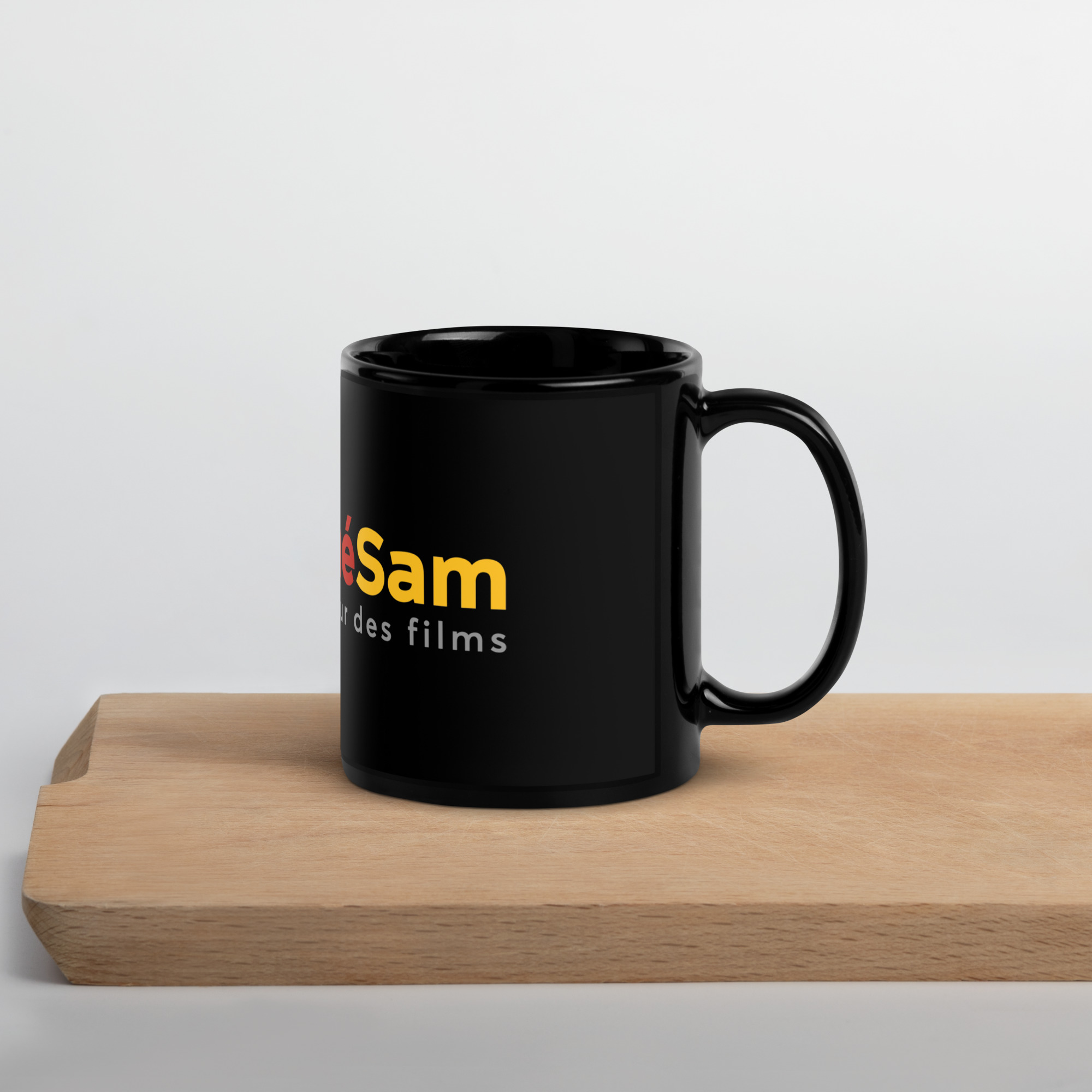 Mug brillant noir CinéSam – Image 10