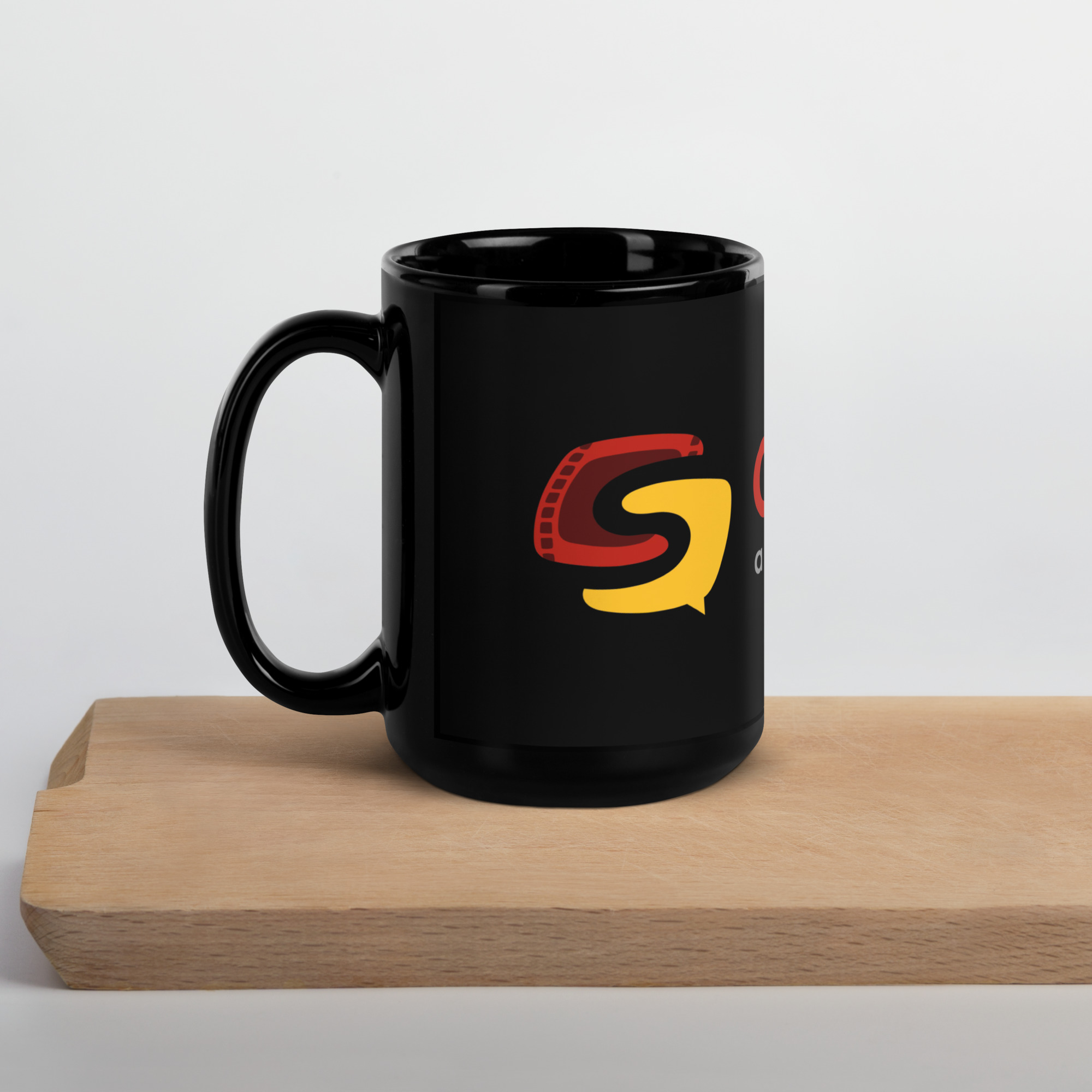 Mug brillant noir CinéSam – Image 11